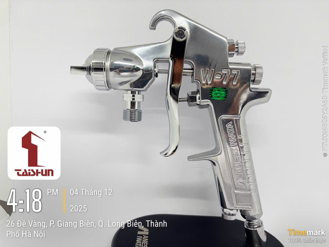 Súng phun sơn lớn dòng W77 (W-77 seri) Anest Iwata